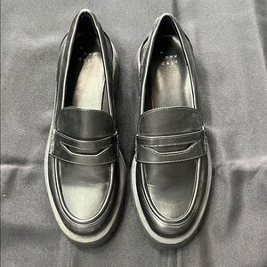 A New Day Men's Classic Black Slip-On Loafers